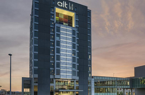 Exterior photo of ALT Hotel