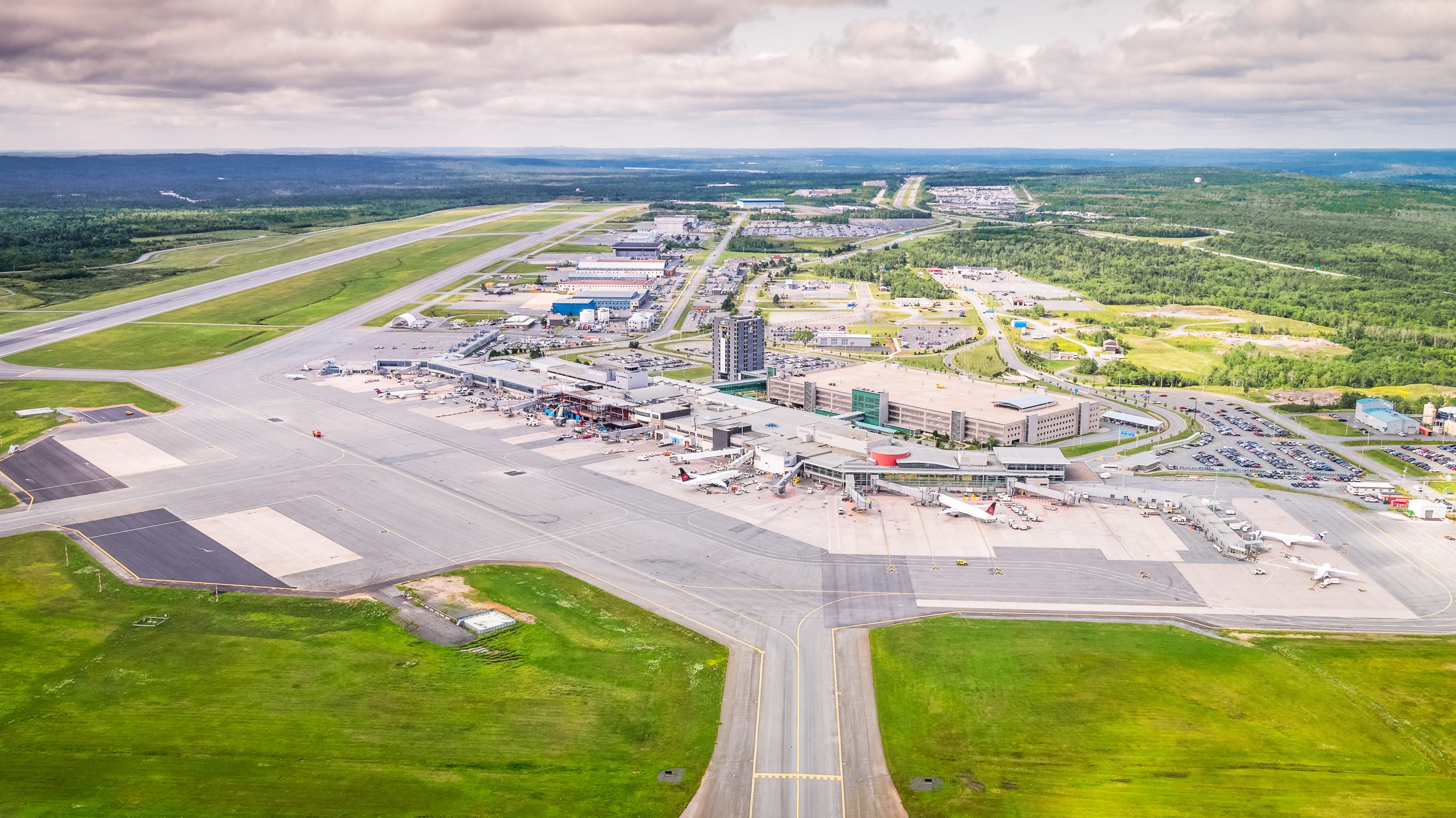 La page d'accueil Aéroport international Stanfield d'Halifax